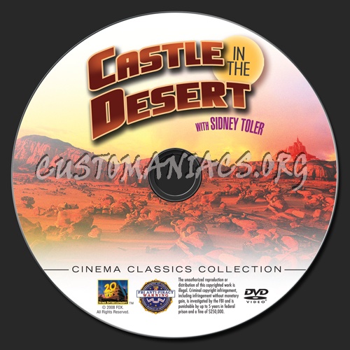 Castle in the Desert dvd label
