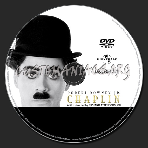 Chaplin dvd label