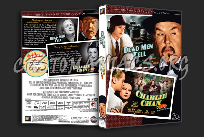 Charlie Chan Dead Men Tell / Charlie Chan in Rio dvd cover