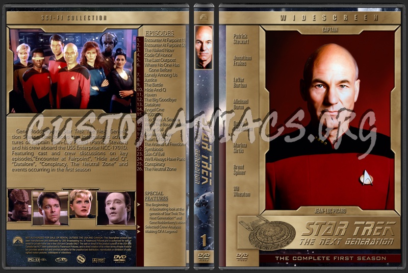 Star Trek The Next Generation dvd cover