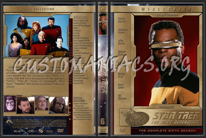 Star Trek The Next Generation dvd cover