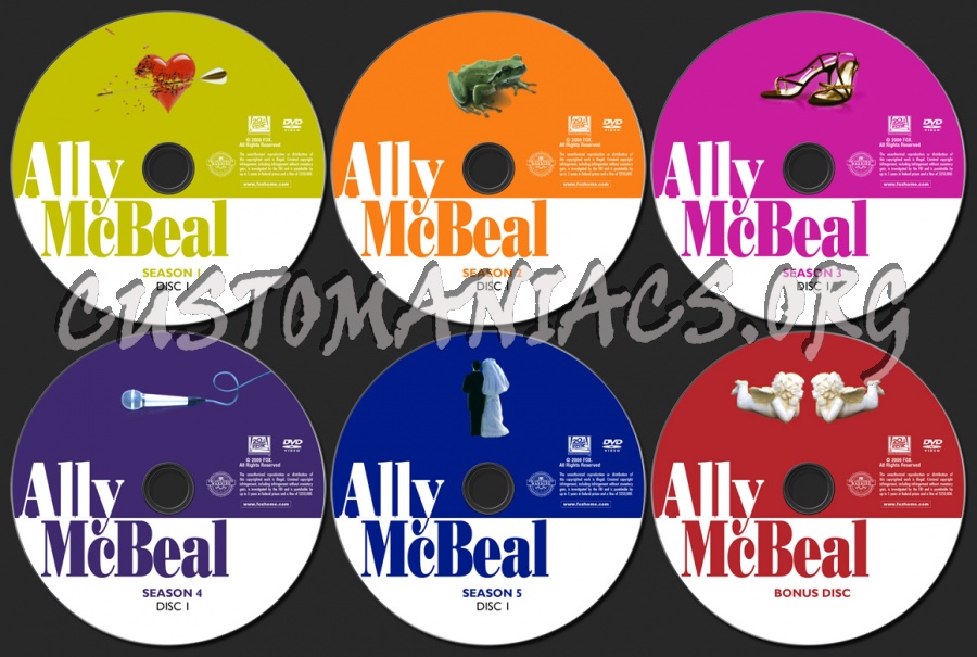 Ally McBeal: Complete Series dvd label