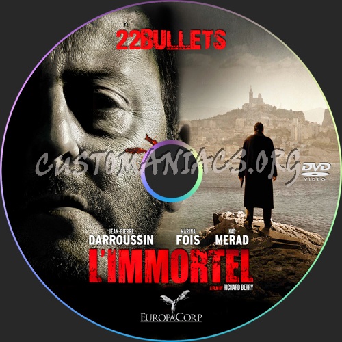 L'immortel aka 22 Bullets dvd label