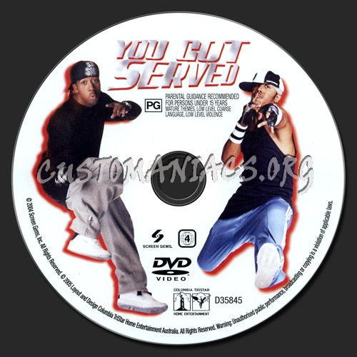 You Got Served dvd label