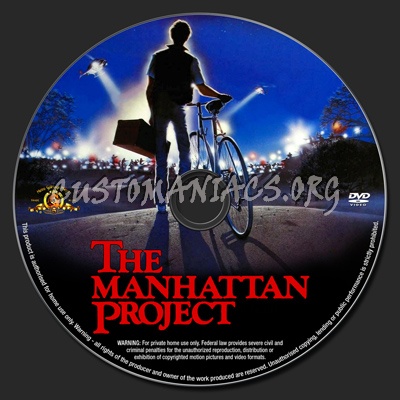 The Manhattan Project dvd label