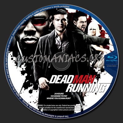 Dead Man Running blu-ray label