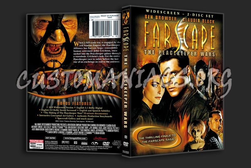 Farscape The Peacekeeper Wars dvd cover