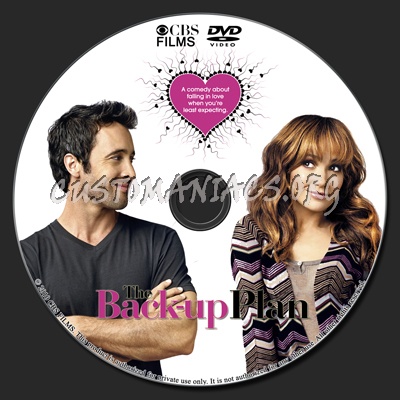 The Back-Up Plan dvd label