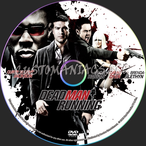 Dead Man Running dvd label