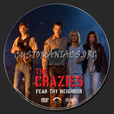 The Crazies dvd label