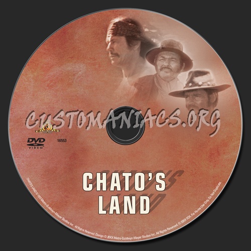 Chato's Land dvd label