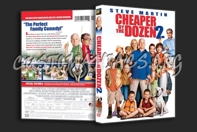 Cheaper by the Dozen 2 dvd cover