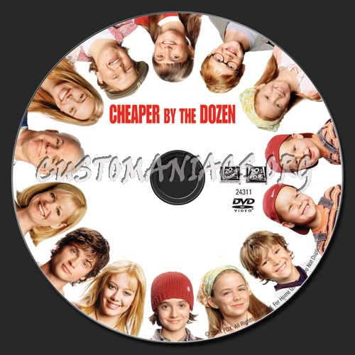 Cheaper by the Dozen dvd label