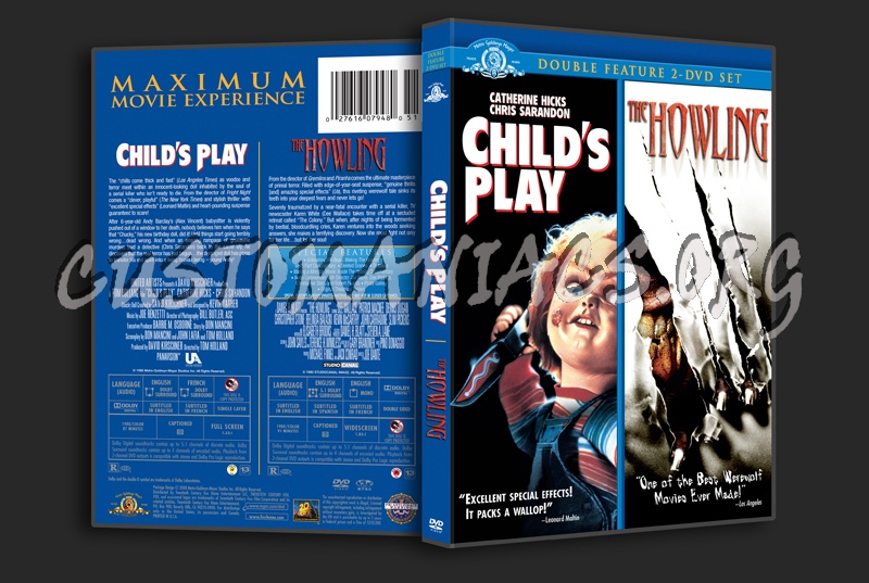 Child's Play / The Howling dvd cover