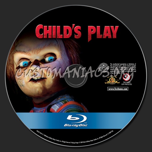 Child's Play blu-ray label
