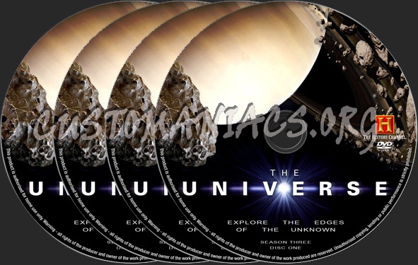 The Universe Season 3 dvd label