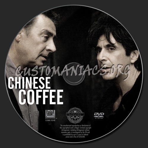 Chinese Coffee dvd label