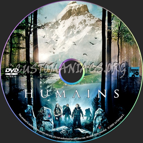 Humains dvd label