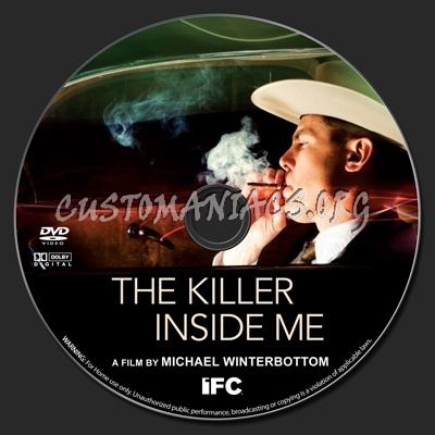 The Killer Inside Me dvd label