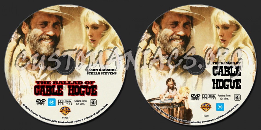 The Ballad Of Cable Hogue dvd label