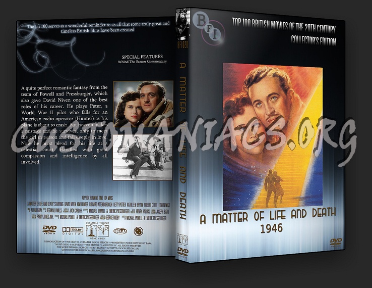 A Matter of Life and Death - The BFI Collection dvd cover