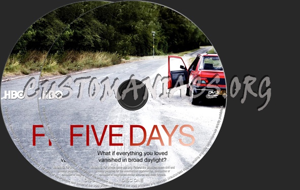 Five Days dvd label