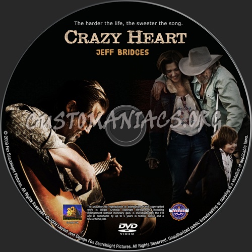 Crazy Heart dvd label