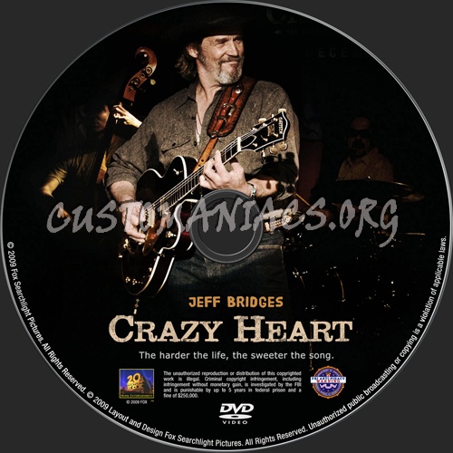 Crazy Heart dvd label
