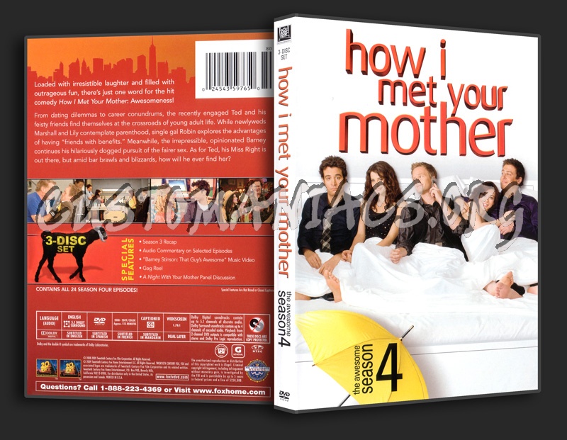 How I Met Your Mother Season 4 dvd cover