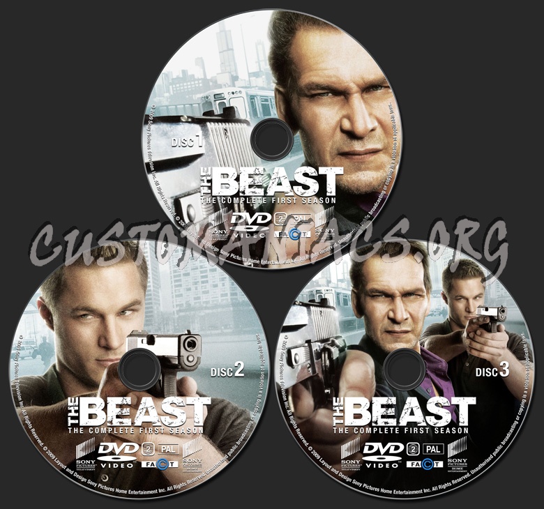 The Beast Season 1 dvd label