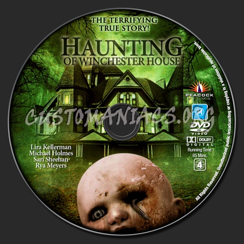 Haunting Of Winchester House dvd label