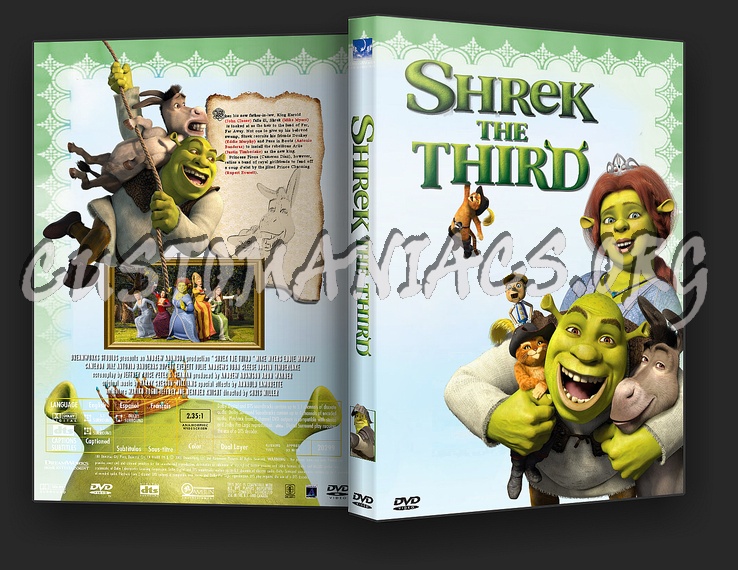 Shrek The Third dvd cover
