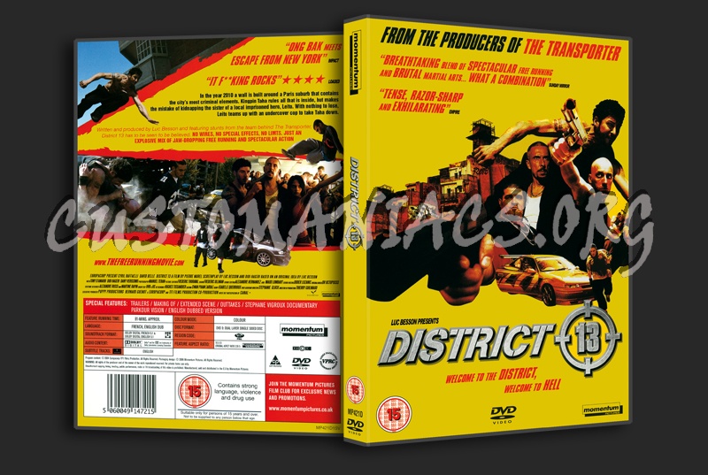 District 13 / D13 / Banlieue 13 / B13 dvd cover