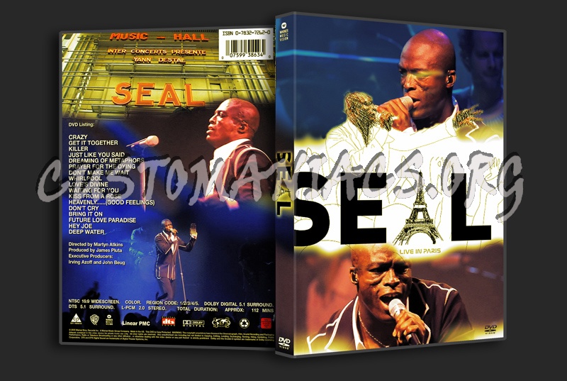 Seal Live in Paris dvd cover