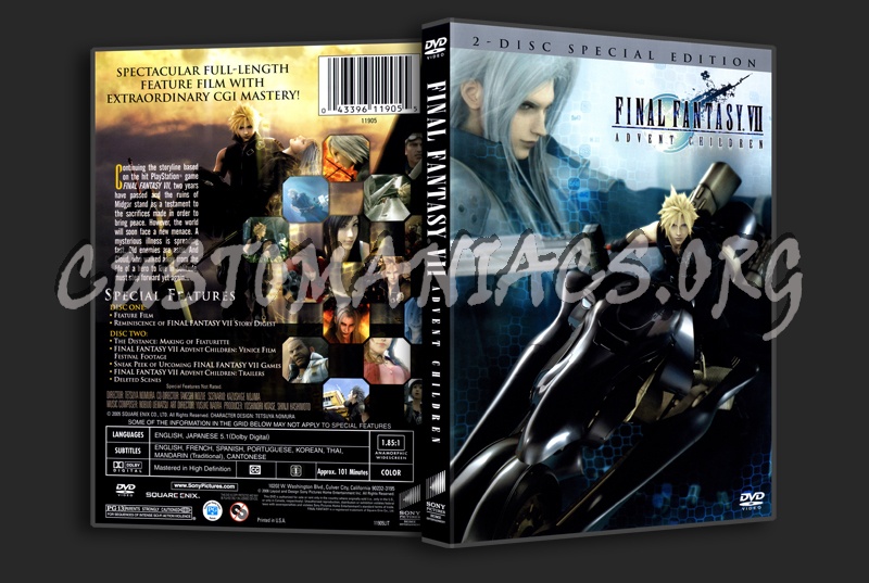 Final Fantasy VII - Advent Children dvd cover