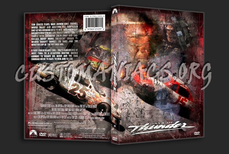 Days Of Thunder dvd cover