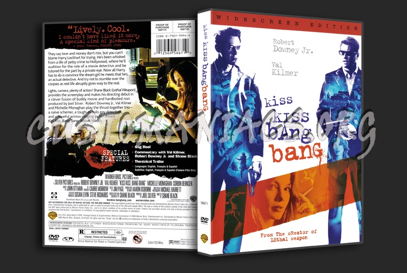 Kiss Kiss Bang Bang dvd cover