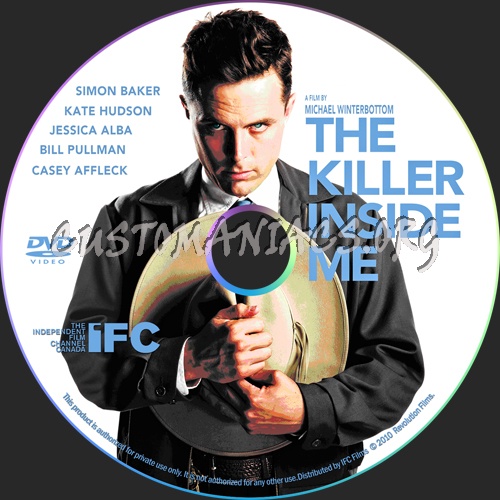 The Killer Inside Me dvd label