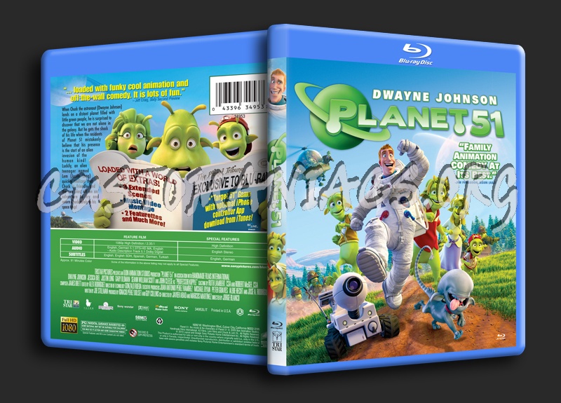 Planet 51 blu-ray cover