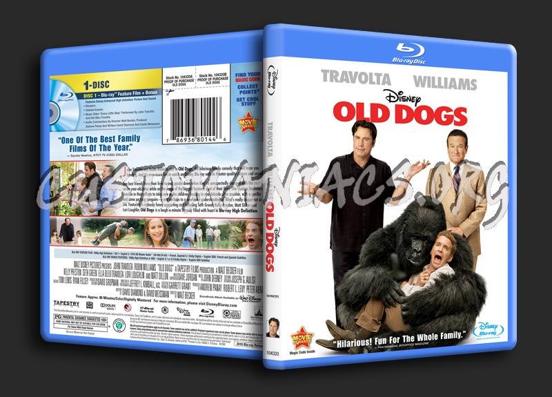 Old Dogs blu-ray cover