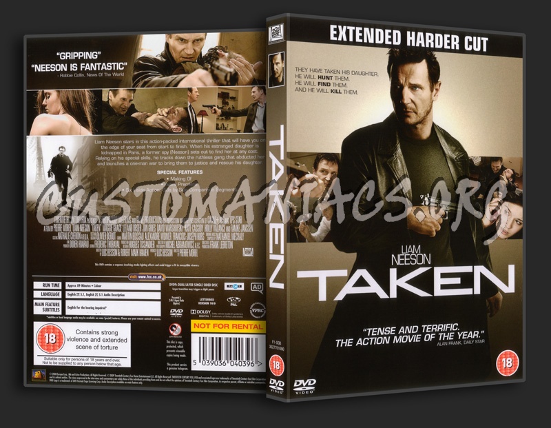 DVD Covers & Labels by Customaniacs - View Single Post - Taken