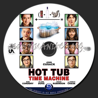 Hot Tub Time Machine blu-ray label