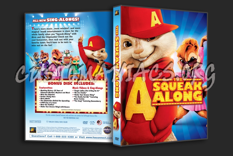 Alvin and the Chipmunks The Squeak Along dvd cover