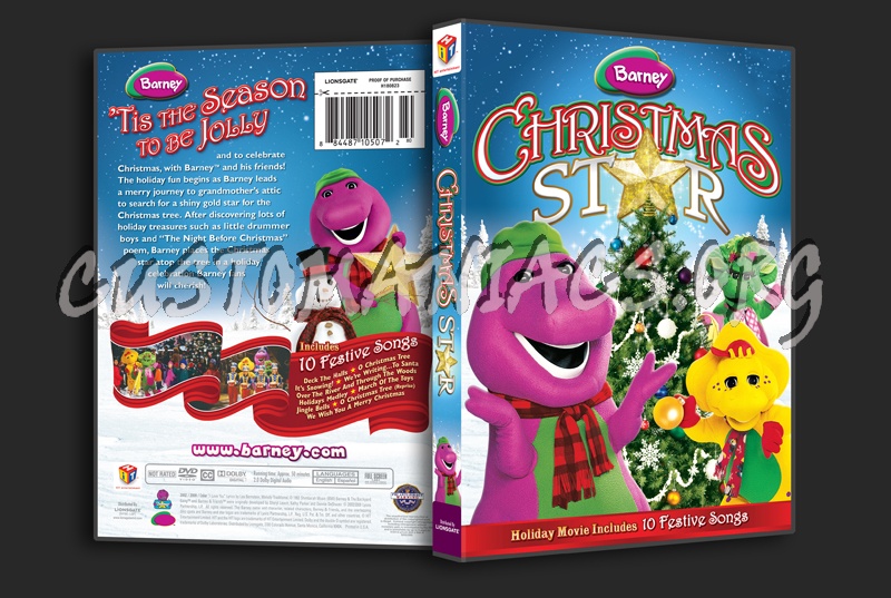 Barney: Christmas Star dvd cover