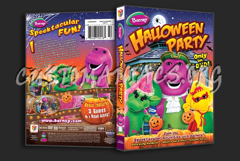 Barney: Halloween Party dvd cover