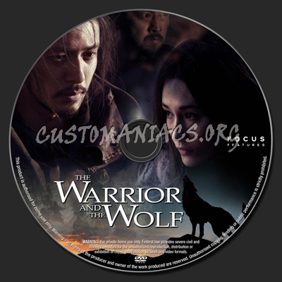 The Warrior and the Wolf dvd label