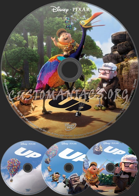 Up dvd label