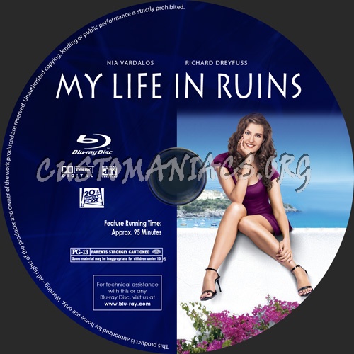 My Life in Ruins blu-ray label