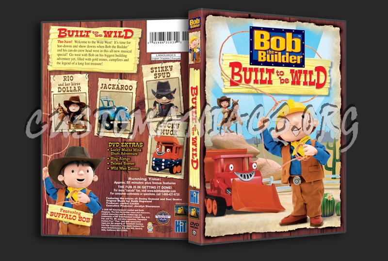 Bob the Builder Built to be Wild dvd cover