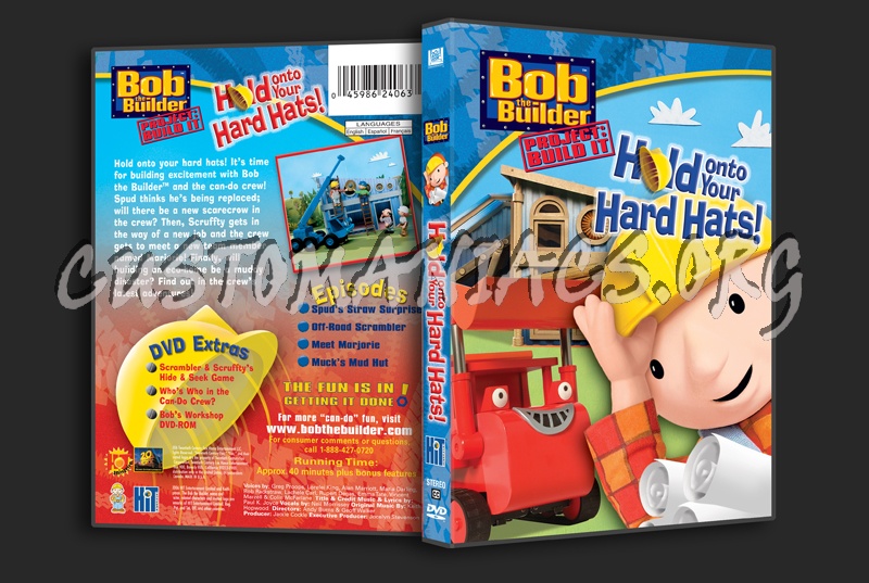 Bob the Builder Hold on to your Hard Hats! dvd cover
